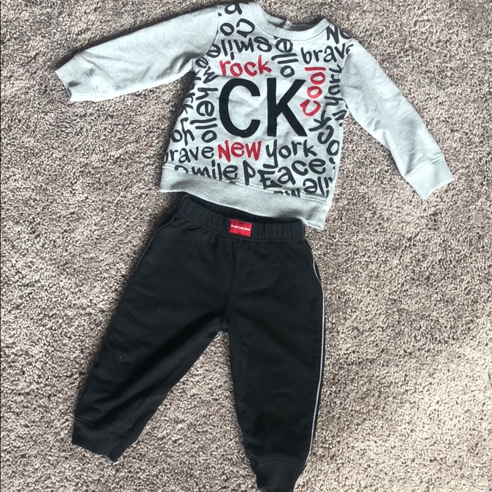 Calvin Klein 12M matching set